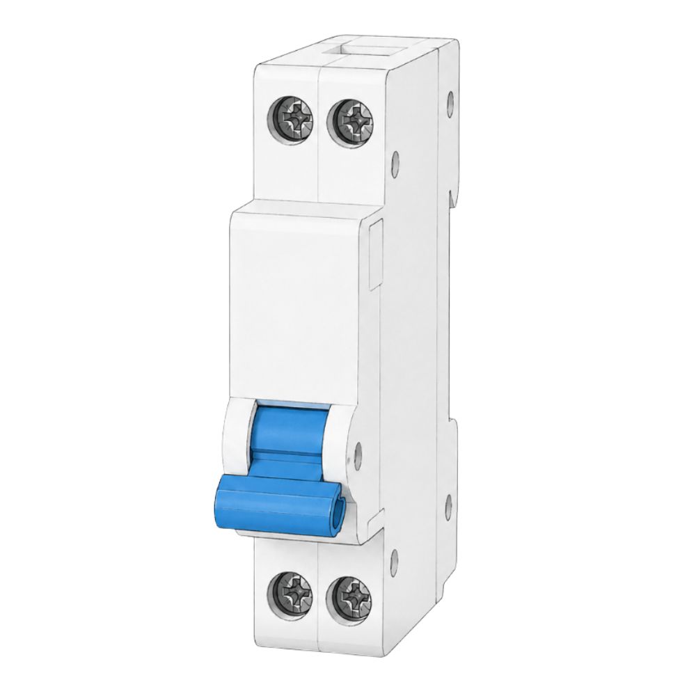 Live Electrical | CN120B | 2P Bi-Directional MCB | B Curve | 20A | For SRN Consumer Units 1 Live Electrical CN120B 2P Bi-Directional B Curve 20A MCB