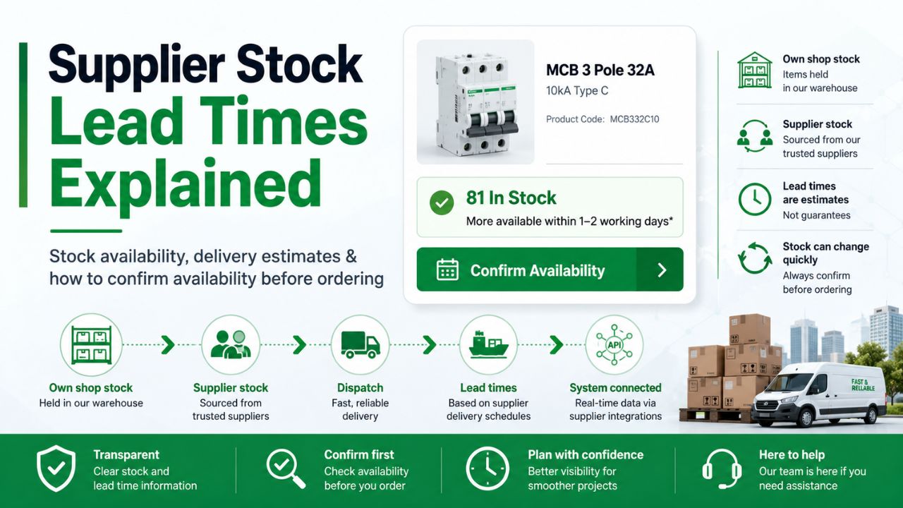 Supplier Stock Lead Times Explained