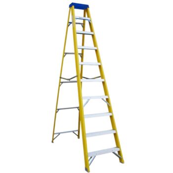 10 Tread Non-Conductive Electrician's Ladder