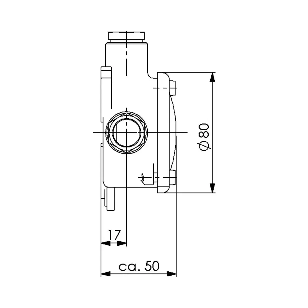 Wiska 1152-3xZ14 IP56 HNA Brass Junction Box - 12-14.5mm 3 Wiska 1152-3xZ14 IP56 HNA Brass Junction Box - 12-14.5mm 3