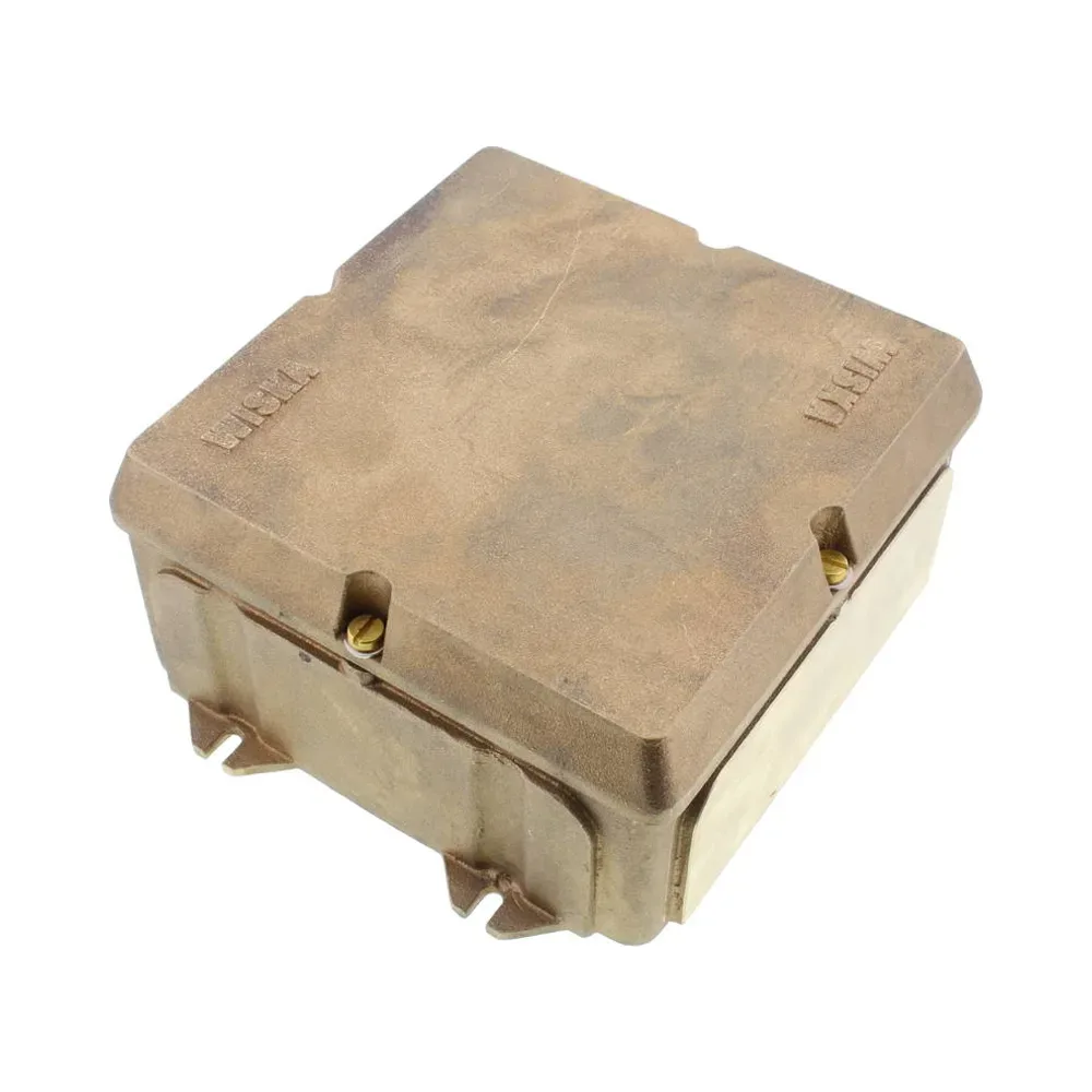 Wiska MB-B4 IP56 Brass Junction Box - 200x188x89mm 1 Wiska MB-B4 IP56 Brass Junction Box - 200x188x89mm