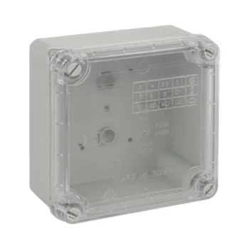 Wiska CLWIB1 IP65 Clear Lid Junction Box 110 x 110 x 60mm
