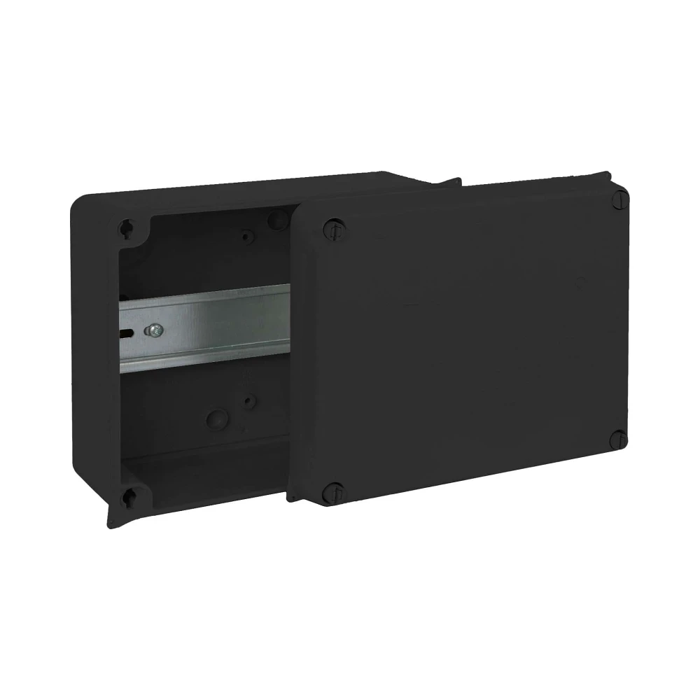 Wiska WIB 3/DR IP65 Black Junction Bow With DIN Rail 165 x 145 x 84mm 1 Wiska WIB 3/DR IP65 Black Junction Bow With DIN Rail 165 x 145 x 84mm