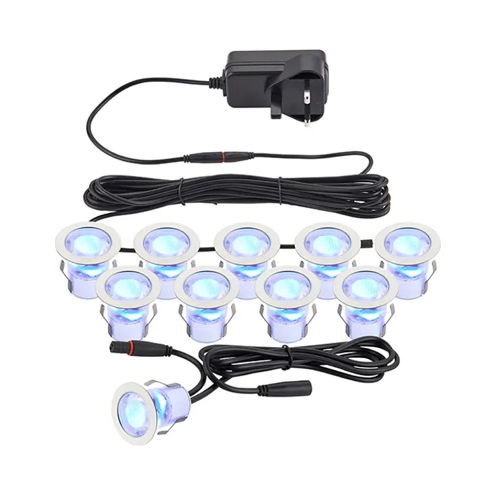 Saxby Lighting Kios 2 IP44 0.45W Blue 1 Saxby 94422 Saxby Lighting Kios 2 IP44 0.45W Blue 1