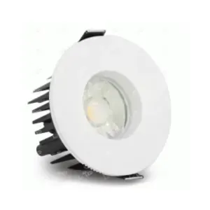 ALL LED | AFD010D/30 | Defender | LED Downlight | IP65 230V | 3000K Warm White | 10W 3 ALL LED AFD010D/30 All LED Defender - AFD010D/30 - Fixed 10W IP65 Dimmable LED Fire Rated Downlight 3000K 3
