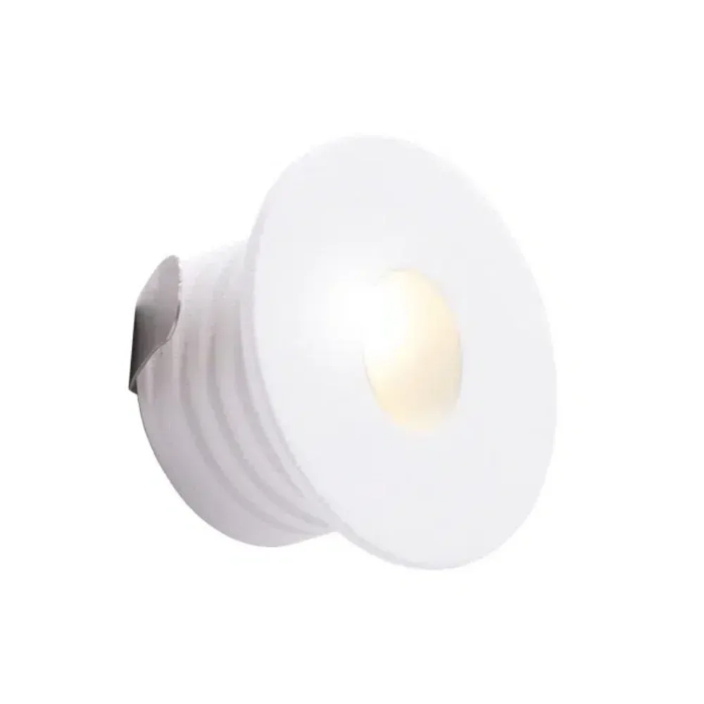 ALL LED ALRD032WH/40 - Oxford 1W LED 350mA IP65 Round Low Level Polar White 4000K 1 ALL LED ALRD032WH40 - Oxford 1W LED 350mA IP65 Round Low Level Polar White 4000K