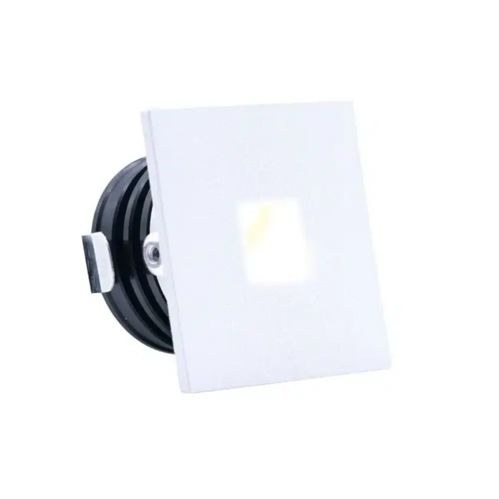 ALL LED ALSQ032OP/WH/40 - Sloane Square 1W LED 350mA IP65 Low Level Polar White 4000K 1 ALL LED ALSQ032OPWH40 - Sloane Square 1W LED 350mA IP65 Low Level Polar White 4000K