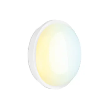 Aurora UtiliteCS 30W IP65 Round Utility Bulkhead White - CCT 3000K/4000K/6500K