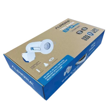 Aurora | AU-DLM981CSWCP | EFD PRO | IP20 | 3000/4000/6500K | Fixed GU10 Downlight Contractor 10 Pack