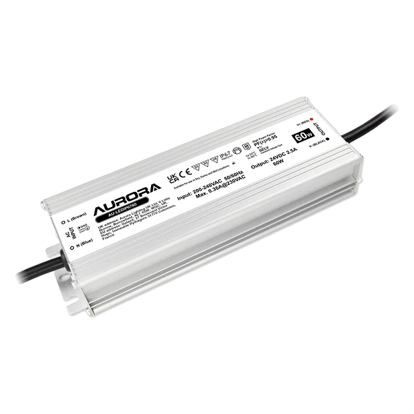 Aurora | AU-LEDIP6730 | Constant Voltage LED Driver | 24V | 30W | IP67 1 Aurora AU-LEDIP6730 Dimmable 30W 24V IP67 LED Driver