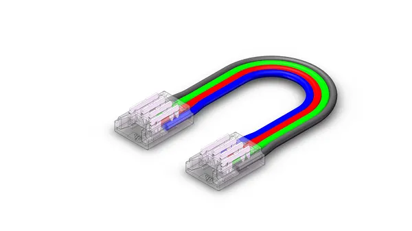 Aurora | AU-ST1311C | Chroma Flex | 10mm RGB Tape to Tape Connector | 185mm 1 Aurora 10mm RGB Tape to Tape Connector 185mm