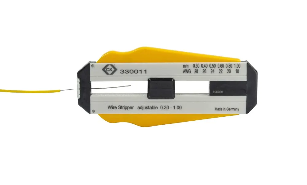 C.K Tools | 330011 | Adjustable Precision Wire Stripper 2 C.K Tools 330011 Adjustable Precision Wire Stripper