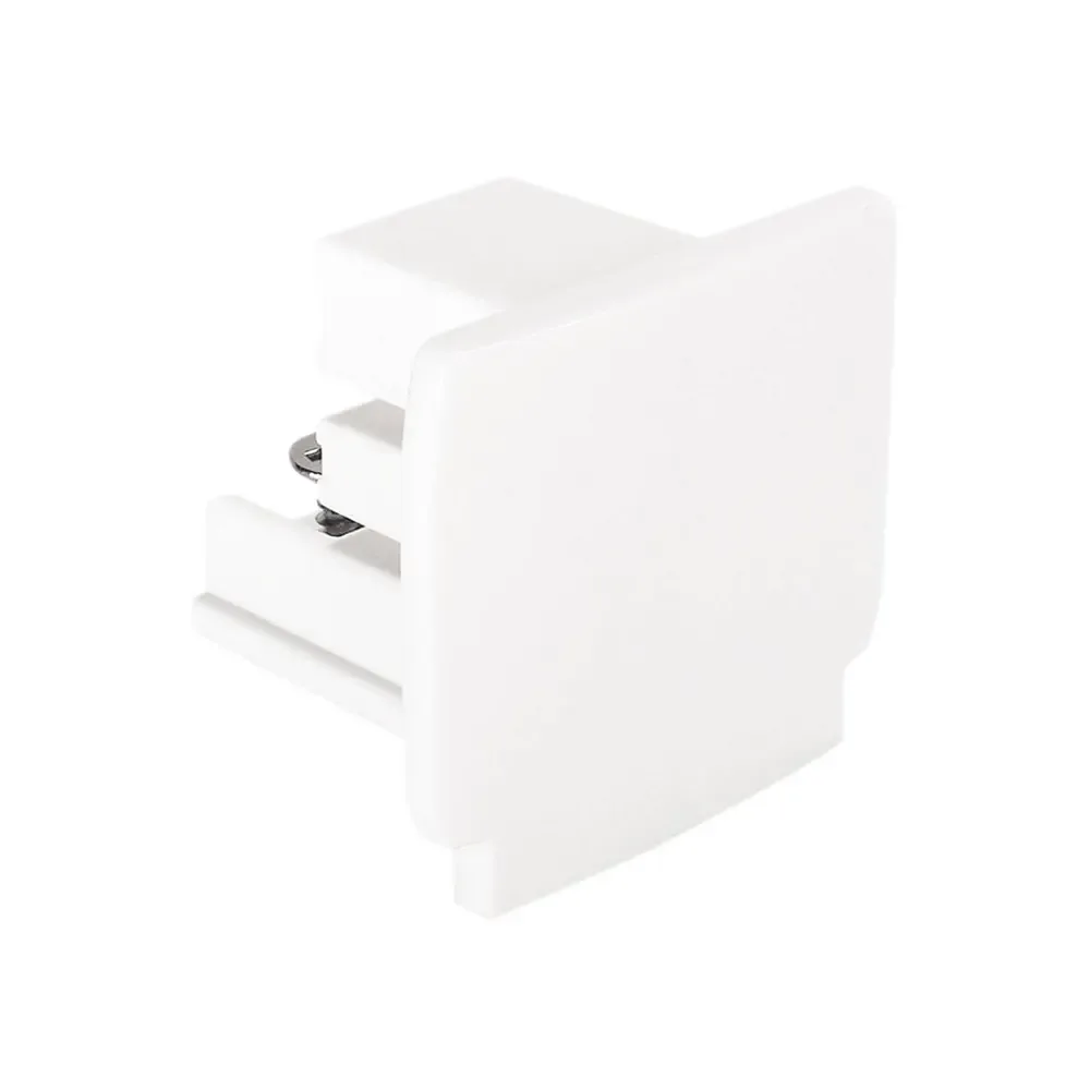 Collingwood TR23731 3-Circuit Track End Cap White 1 Collingwood Lighting Collingwood TR23731 3-Circuit Track End Cap White