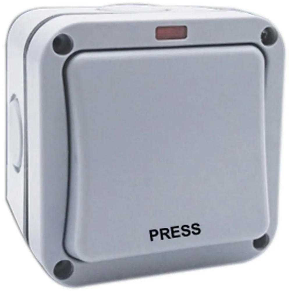 Deligo | DWPL12R | 1 Gang 2 Way Retractive Bell Switch 1 Deligo DWPL12R 1 Gang 2 Way Retractive Bell Switch