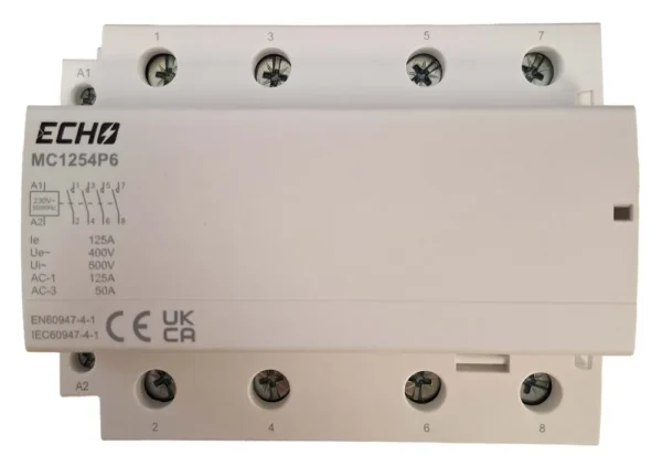 Deligo MC1254P6 4NO 125A 230V AC Modular Contactor