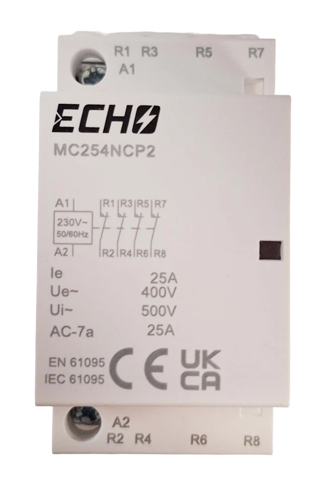 Deligo | MC254NCP2 | 4NC 25A AC1 230V AC | Modular Contactor 1 Deligo MC254NCP2 4NC 25A 230V AC Modular Contactor