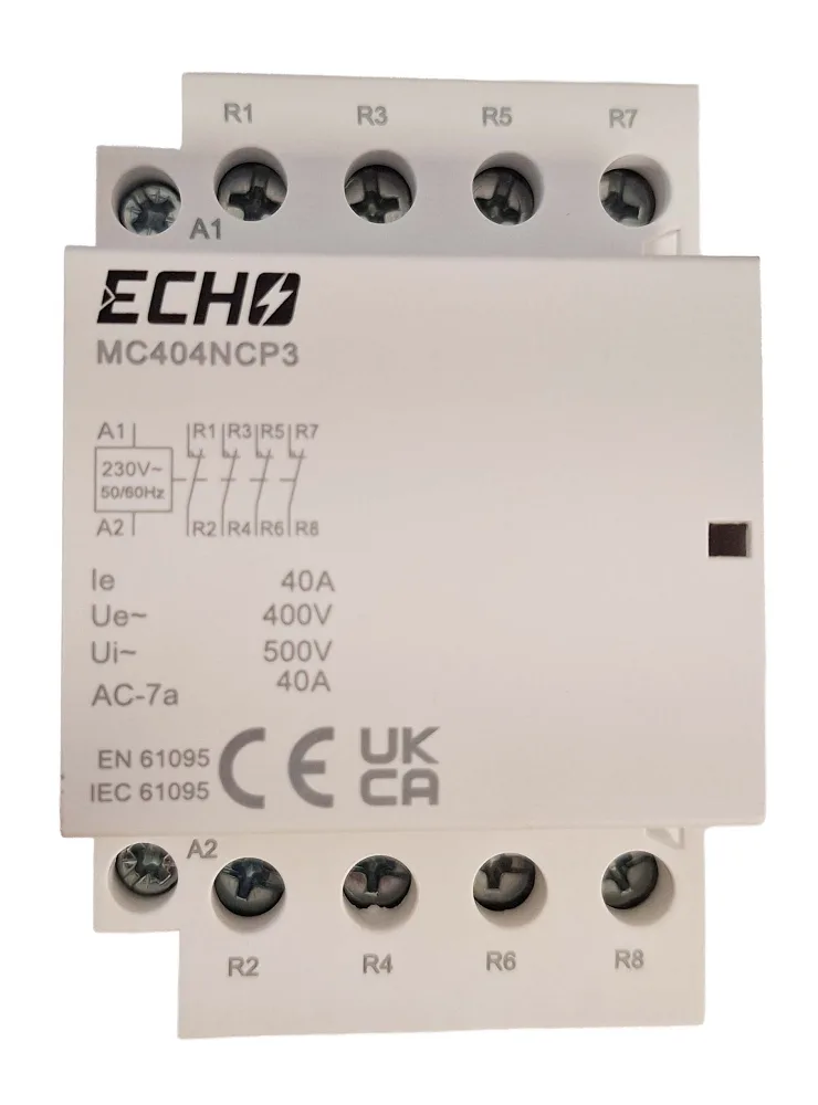 Deligo | MC404NCP3 | 4NC 40A AC1 230V AC | Modular Contactor 1 Deligo MC404NCP3 4NC 40A 230V AC Modular Contactor
