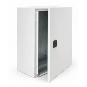 Deligo | SBE403020 | Epoxy Coated Steel Enclosure | IP65 | 400 x 300 x 200mm