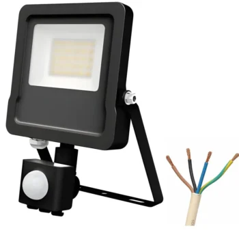 Diamond LED Lighting Dunham II DU2B-50TP CCT 50W PIR Floodlight 4 Core Flex - Black