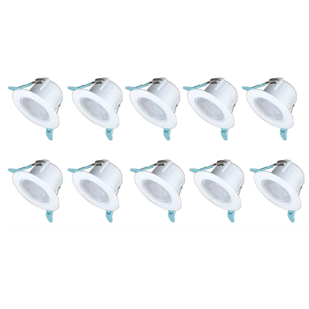 Diamond LED | FA1-8T | Fire Rated LED Downlight | 5W/8W | 3 CTT | White Bezel | 10 Pack 1 Diamond LED Lighting FA1-8T10P Diamond LED | FA1-8T | Fire Rated LED Downlight | 5W/8W | 3 CTT | White Bezel | 10 Pack