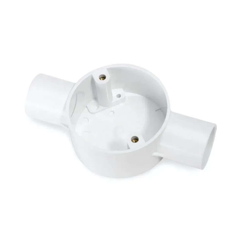 Univolt CB 20/2 WH 20mm 2 Way Through Box 1 Univolt CB 20/2 WH 20mm 2 Way Through Box