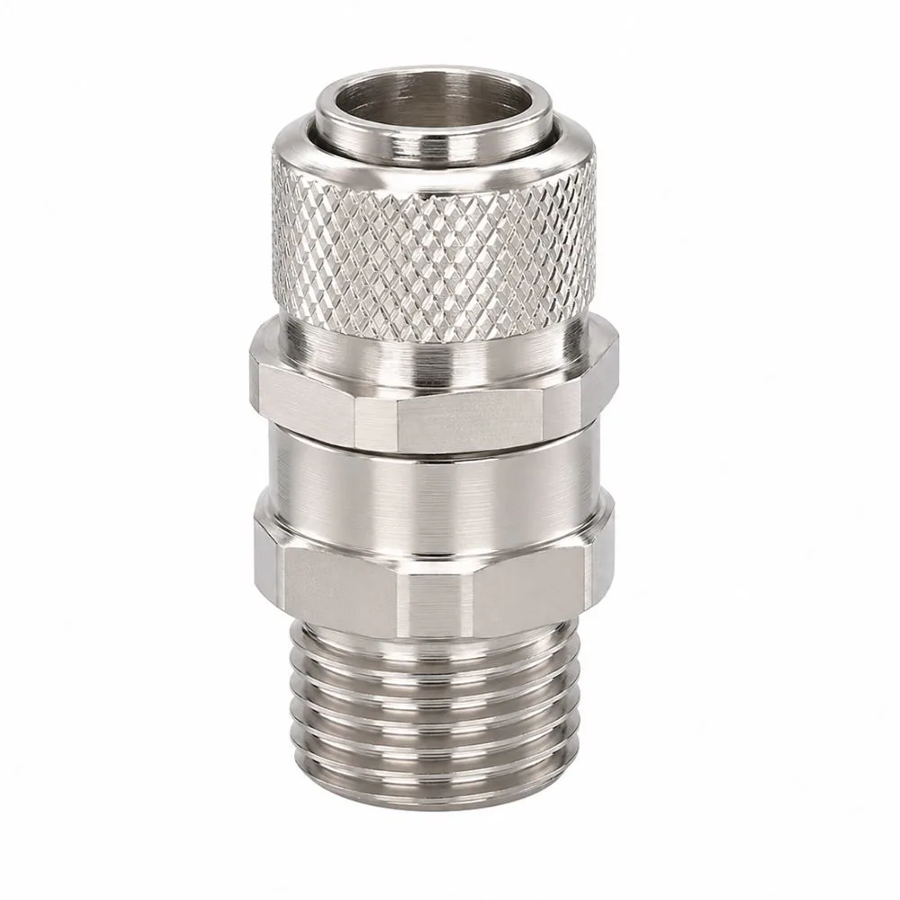 Univolt | HX-RG-UNF25 | FlexX Steel Fixed Gland | Nickel Plated Brass | 25mm | Pack of 10 1 Univolt HX-RG-UNF25 Fixed Gland