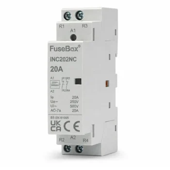 FuseBox INC202NC 20A 2 Pole Normally Closed Contactor 230V