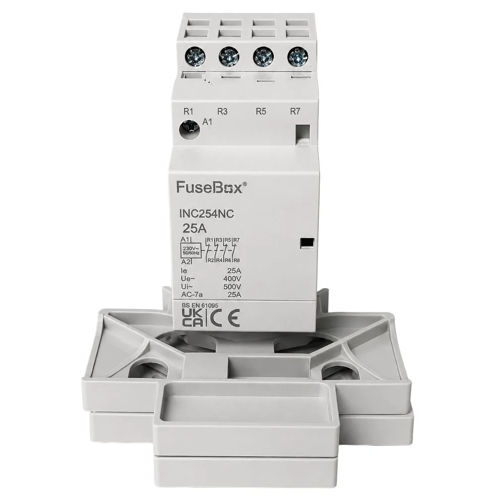 FuseBox | INC254NC | 4 Pole | Normally Closed Contactor | 230V | 25A 2 FuseBox | INC254NC | 4 Pole | Normally Closed Contactor | 230V | 25A
