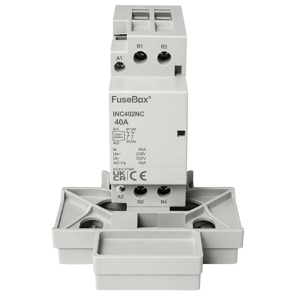 FuseBox | INC402NC | 2 Pole | Normally Closed Contactor | 230V | 40A 2 FuseBox | INC402NC | 2 Pole | Normally Closed Contactor | 230V | 40A