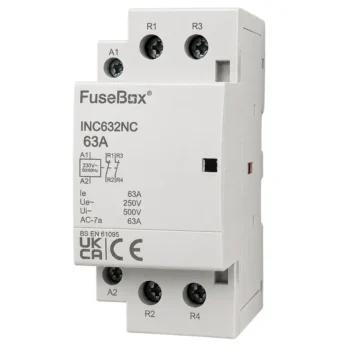 FuseBox INC632NC 63A 2 Pole Normally Closed Contactor 230V