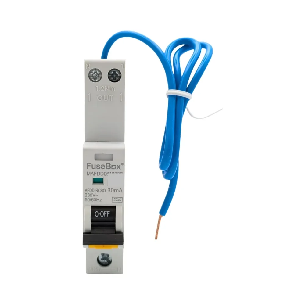 FuseBox | MAFDD061030B | 6kA | 30mA | 10A Mini AFDD 1 FuseBox | MAFDD061030B | 6kA | 30mA | 10A Mini AFDD