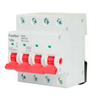 Fusebox IT1254 125A 4 Pole Main Switch