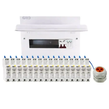 Garo 19 Way SPD Consumer Unit Kit Bi-Directional RCBOs