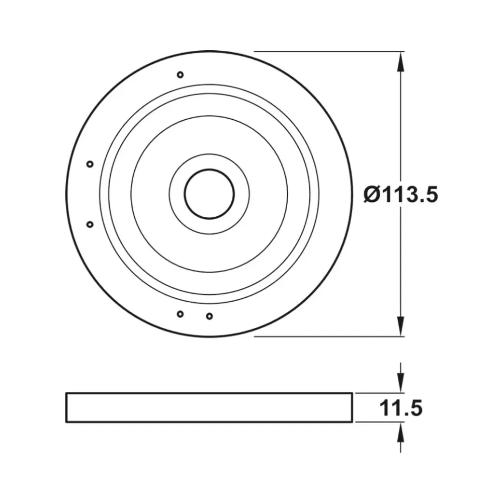 Hafele 833.42.161 | Zuma Smart Round Bezel | With Alexa Voice Control 2 HAFELE 83342161 Hafele 83342161 Zuma Smart Round Bezel with Alexa Voice Control 2