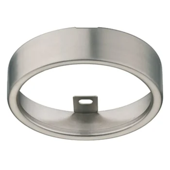 Hafele | 833.72.800 | Round Bezel for Loox5 LED 2112/3112 | 66.5mm | Nickel Silver Coloured
