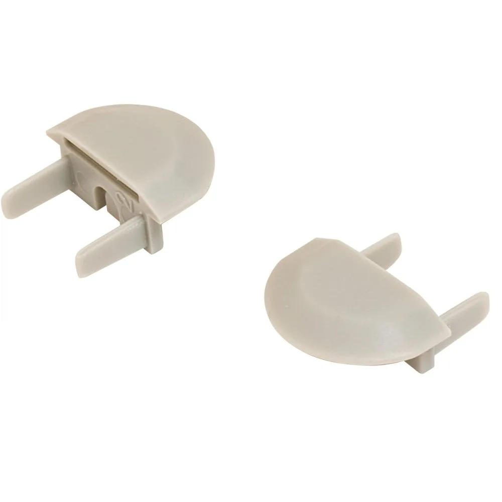 Hafele | 833.72.855 | End Caps for Loox 1190 Recessed Aluminium Profile | Cable Outlet | Silver 1 Hafele | 833.72.855 | End Caps for Loox 1190 Recessed Aluminium Profile | Cable Outlet | Silver