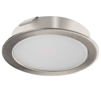 Hafele | 833.74.485 | Loox5 LED 2112 Spot Light | 12V 2.7W | Warm White | Stainless Steel