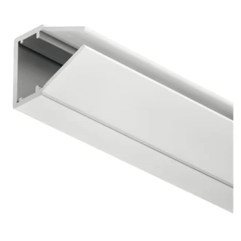 Hafele | 833.74.733 | Loox 5108 Glass Edge LED Profile | Milky Diffuser | 2000mm