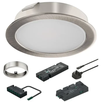 Hafele | 833.87.586 | Loox5 LED 3114 Spot Light Set | 24V 3W | Tunable White