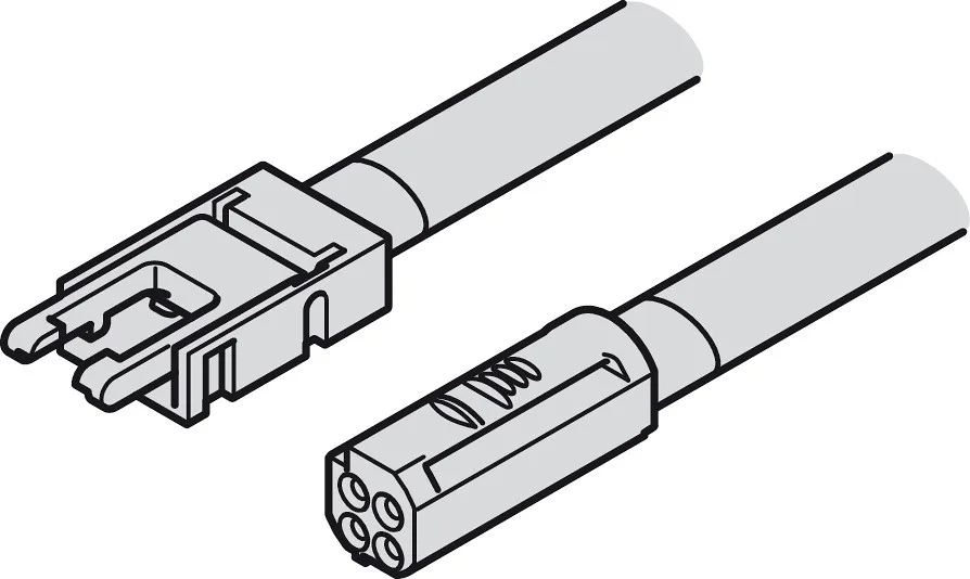 Hafele | 833.95.702 | Loox5 12V Tuneable White LED Strip Connecting Lead | 2000mm 3.5A 4 Hafele | 833.95.702 | Loox5 12V Tuneable White LED Strip Connecting Lead | 2000mm 3.5A