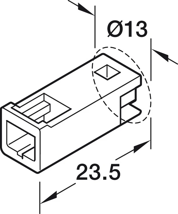 Hafele | 833.95.712 | Loox5 12V Monochromatic LED Extension Lead | 500mm 5A 2 Hafele | 833.95.712 | Loox5 12V Monochromatic LED Extension Lead | 500mm 5A