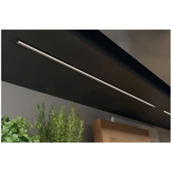 Hafele | 833.95.729 | Loox5 1106 Recessed Aluminium LED Profile | Black | 3000mm