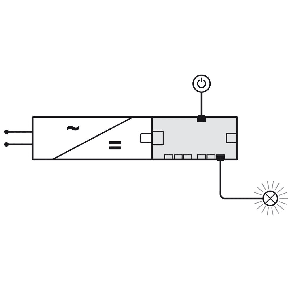 Hafele | 833.95.748 | Loox5 12V 6-Way Distributor | Box to Box | 60W | Switching Function 2 Hafele | 833.95.748 | Loox5 12V 6-Way Distributor | Box to Box | Switching Function