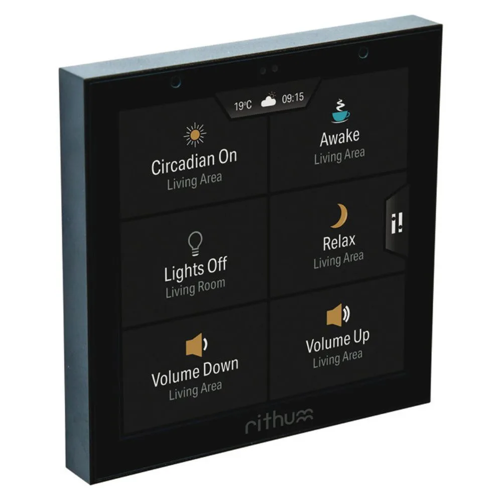 Hafele | 850.00.120 | Rithum | Smart Touch Switch | Zuma Plug-in Black 1 Hafele 850.00.120 Rithum Smart Switch