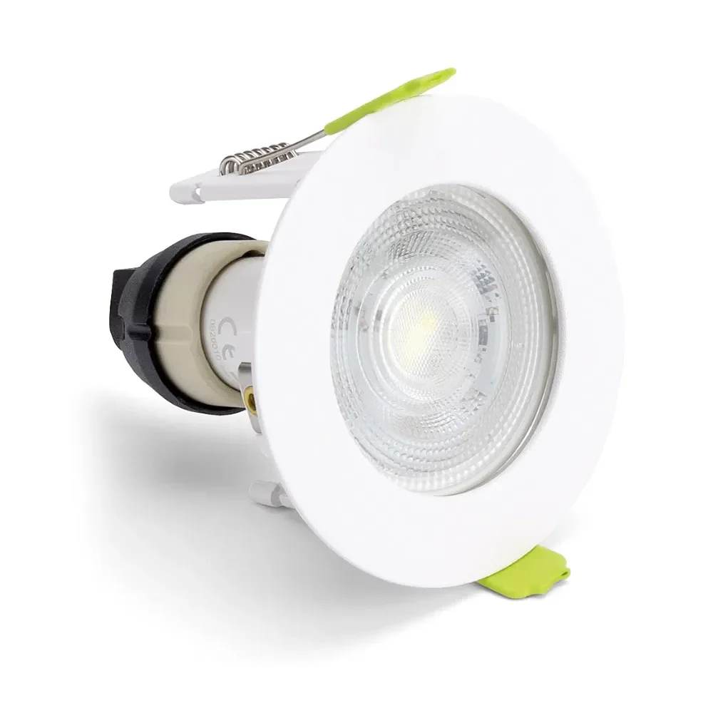Integral | ILDLFR60D104 | Evofire | Fire Rated GU10 Downlight | IP65 | Matt White Finish 1 Integral ILDLFR60D104 GU10 Evofire Fire Rated IP65 Downlight