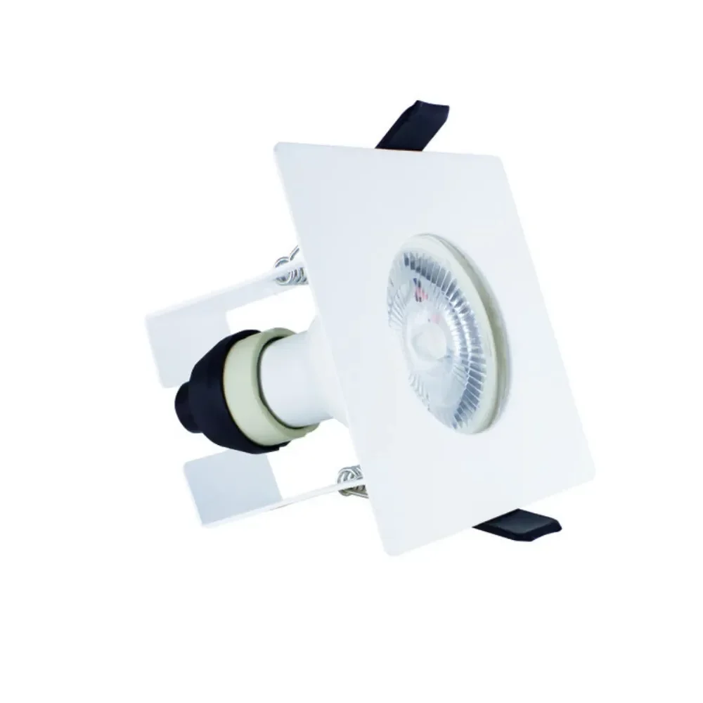 Integral ILDLFR70D009 Evofire Fire Rated IP65 White LED GU10 Square Downlight 1 Integral ILDLFR70D009 Evofire Fire Rated IP65 White LED GU10 Square Downlight