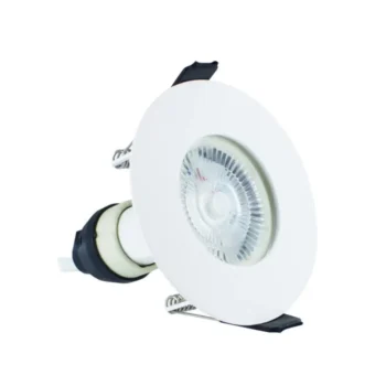 Integral ILDLFR70D011 Evofire Fire Rated IP65 White Downlight - No GU10 Holder