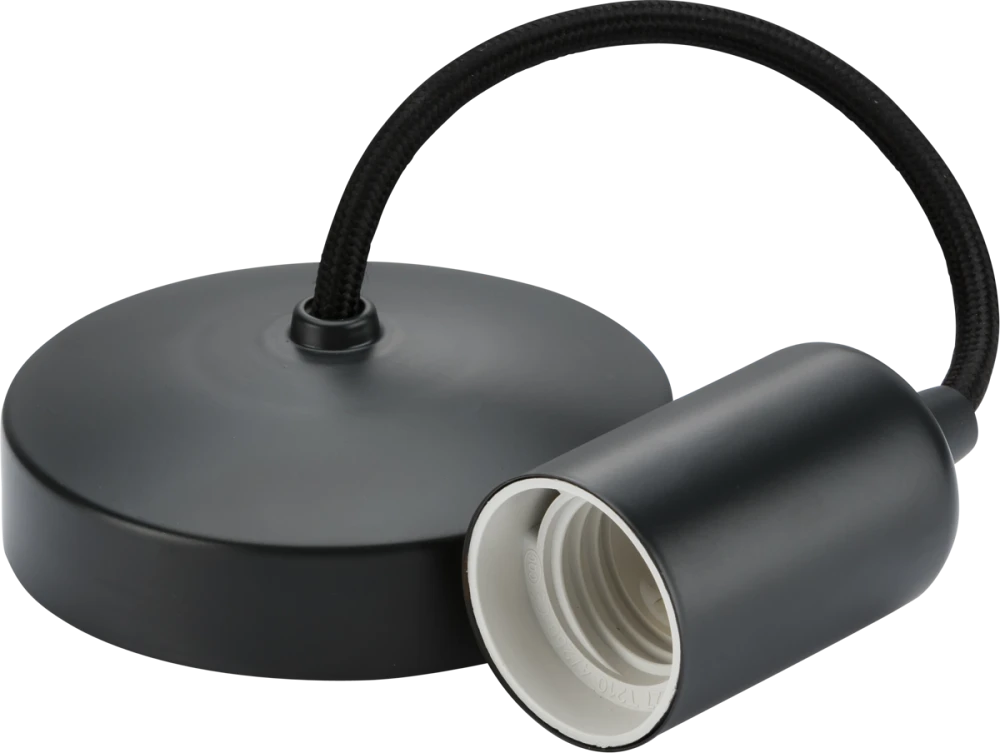 Knightsbridge | 8270AT | 6" E27 Contemporary Pendant Set | Anthracite 1 Knightsbridge | 8270AT | 6" E27 Contemporary Pendant Set | Anthracite