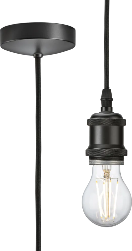 Knightsbridge | 8271LSB | 1.8m E27 Vintage Pendant Set | Smoked Bronze 1 Knightsbridge | 8271LSB | 1.8m E27 Vintage Pendant Set | Smoked Bronze
