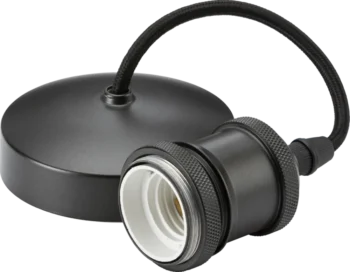 Knightsbridge | 8271SB | 6" E27 Vintage Pendant Set | Smoked Bronze